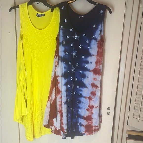 Ananda’s & Shoreline sleeveless bundle summer dresses plus OS / preowned - Picture 1 of 11